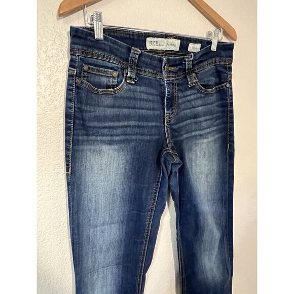 Buckle BKE Payton Bootcut Jeans Womens Size 26 Dark Wash Blue Low Rise 28x31 1/2 - Picture 2 of 11